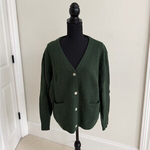 & Other Stories Wool Button Cardigsn